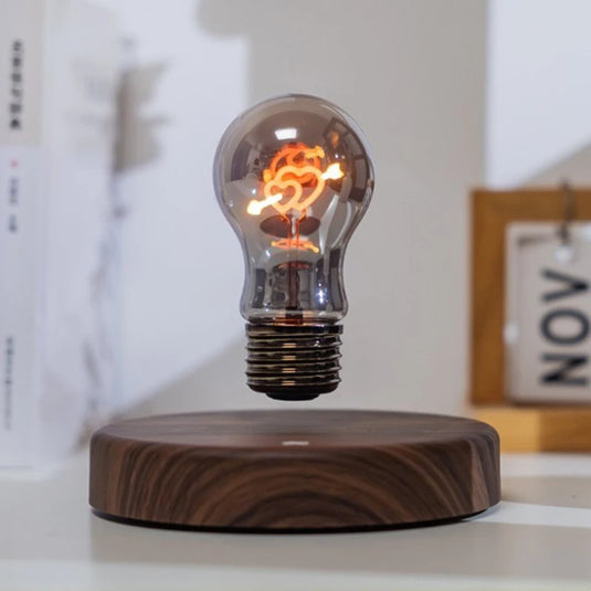 Magnetic Levitating 360° Rotation Light Bulb Lamp For Home Office Desk Decoration
