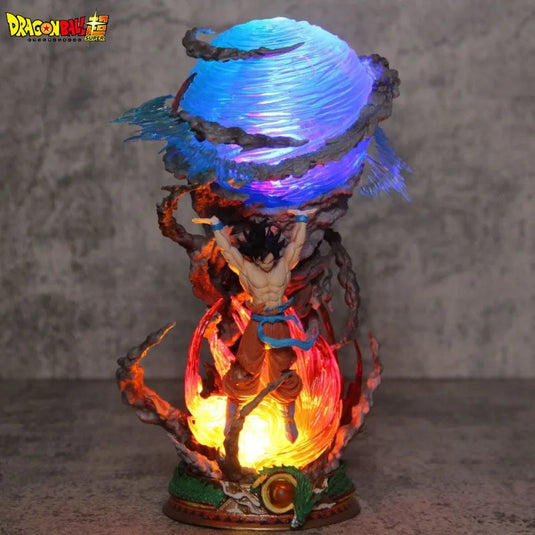 Dragon Ball Z Goku Spirit Bomb LED Figure | Anime Collectible Decor