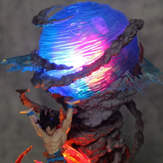 Dragon Ball Z Goku Spirit Bomb LED Figure | Anime Collectible Decor
