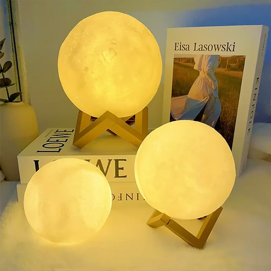 Mini Moon LED Night Light | Galaxy Lamp for Kids Bedroom Decor & Gift