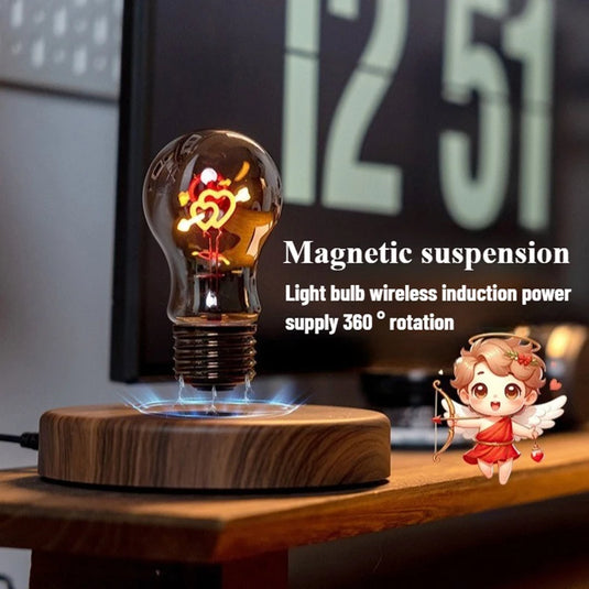 Magnetic Levitating 360° Rotation Light Bulb Lamp For Home Office Desk Decoration