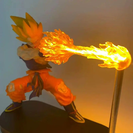 Bandai Dragon Ball Z Goku Magnetic Night Light - Anime LED Desk Lamp Ornament