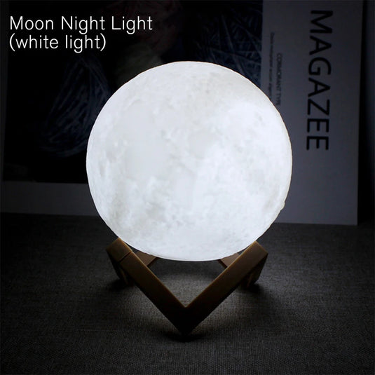 Mini Moon LED Night Light | Galaxy Lamp for Kids Bedroom Decor & Gift