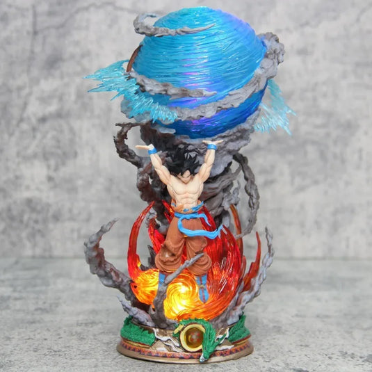 Dragon Ball Z Goku Spirit Bomb LED Figure | Anime Collectible Decor