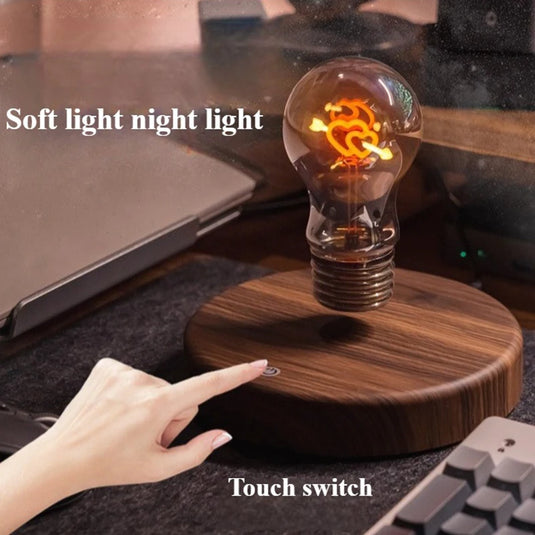 Magnetic Levitating 360° Rotation Light Bulb Lamp For Home Office Desk Decoration
