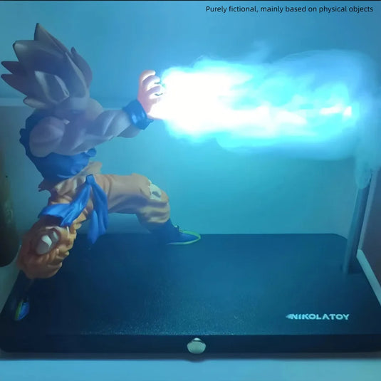 Bandai Dragon Ball Z Goku Kamehameha Magnetic Night Light & Desk Lamp