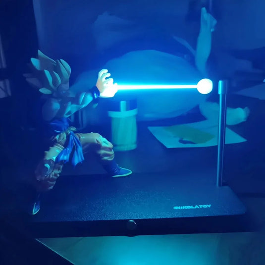 Bandai Dragon Ball Z Goku Kamehameha Magnetic Night Light & Desk Lamp