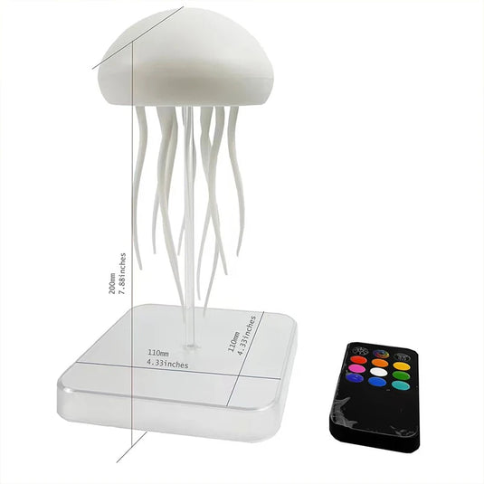 Rechargeable LED Jellyfish Lamp with Remote | Calming Mood Night Light