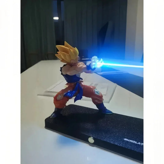 Bandai Dragon Ball Z Goku Kamehameha Magnetic Night Light & Desk Lamp