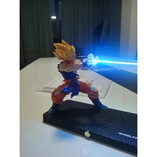 Bandai Dragon Ball Z Goku Kamehameha Magnetic Night Light & Desk Lamp
