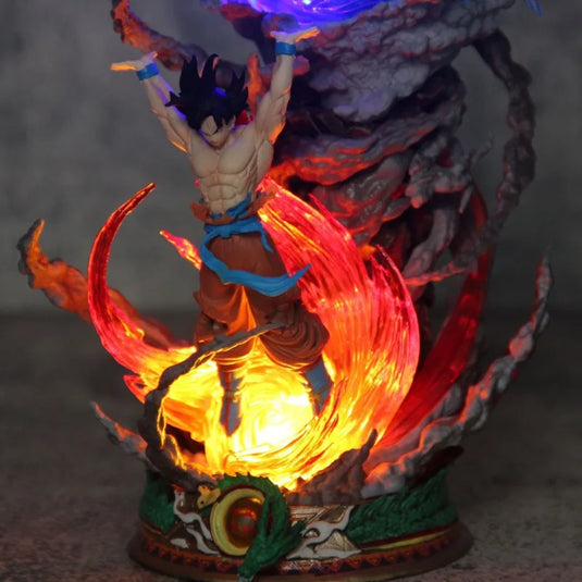 Dragon Ball Z Goku Spirit Bomb LED Figure | Anime Collectible Decor