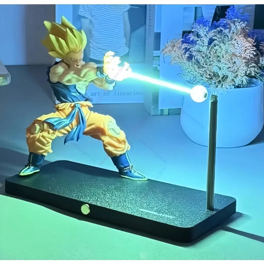 Bandai Dragon Ball Z Goku Kamehameha Magnetic Night Light & Desk Lamp