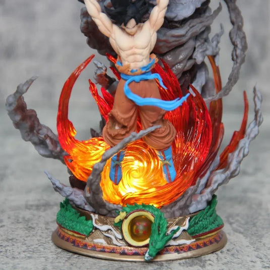 Dragon Ball Z Goku Spirit Bomb LED Figure | Anime Collectible Decor
