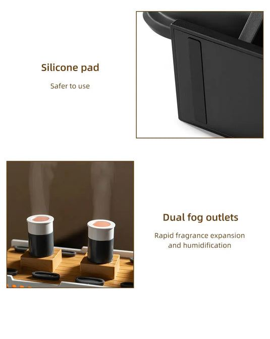 Retro Ship Jellyfish Aroma Diffuser & Ultrasonic Cool Mist Humidifier