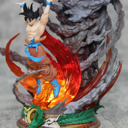 Dragon Ball Z Goku Spirit Bomb LED Figure | Anime Collectible Decor