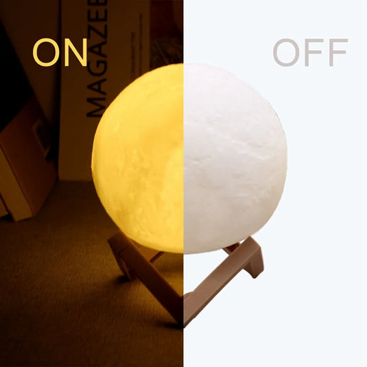 Mini Moon LED Night Light | Galaxy Lamp for Kids Bedroom Decor & Gift