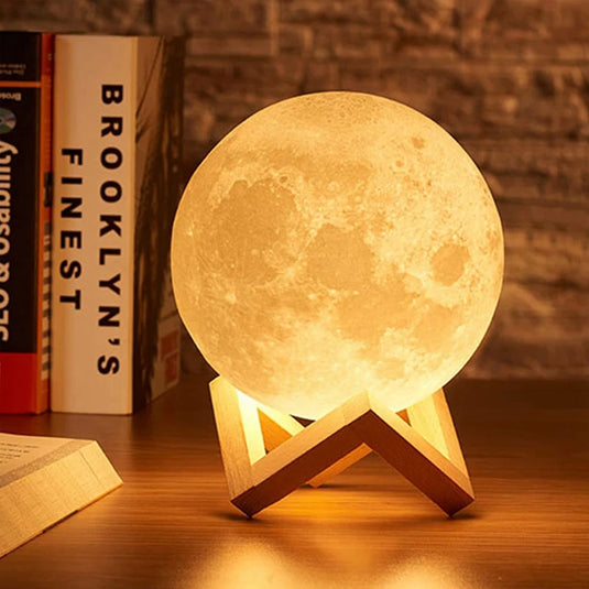 Mini Moon LED Night Light | Galaxy Lamp for Kids Bedroom Decor & Gift